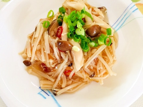 厚揚げのきのこたっぷりあんかけ